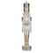 Haute Decor 48" Silver & Gold Christmas Nutcracker Soldier